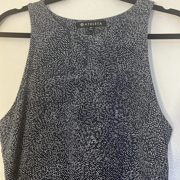 Athleta | Santorini Thera patterned dress Women’s size MT M tall sleeveless soft - Picture 2 of 9